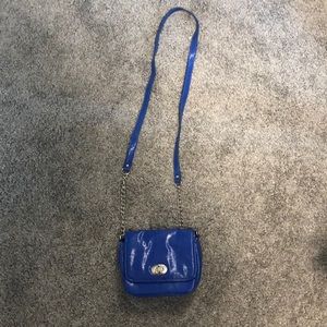 Blue small crossbody purse